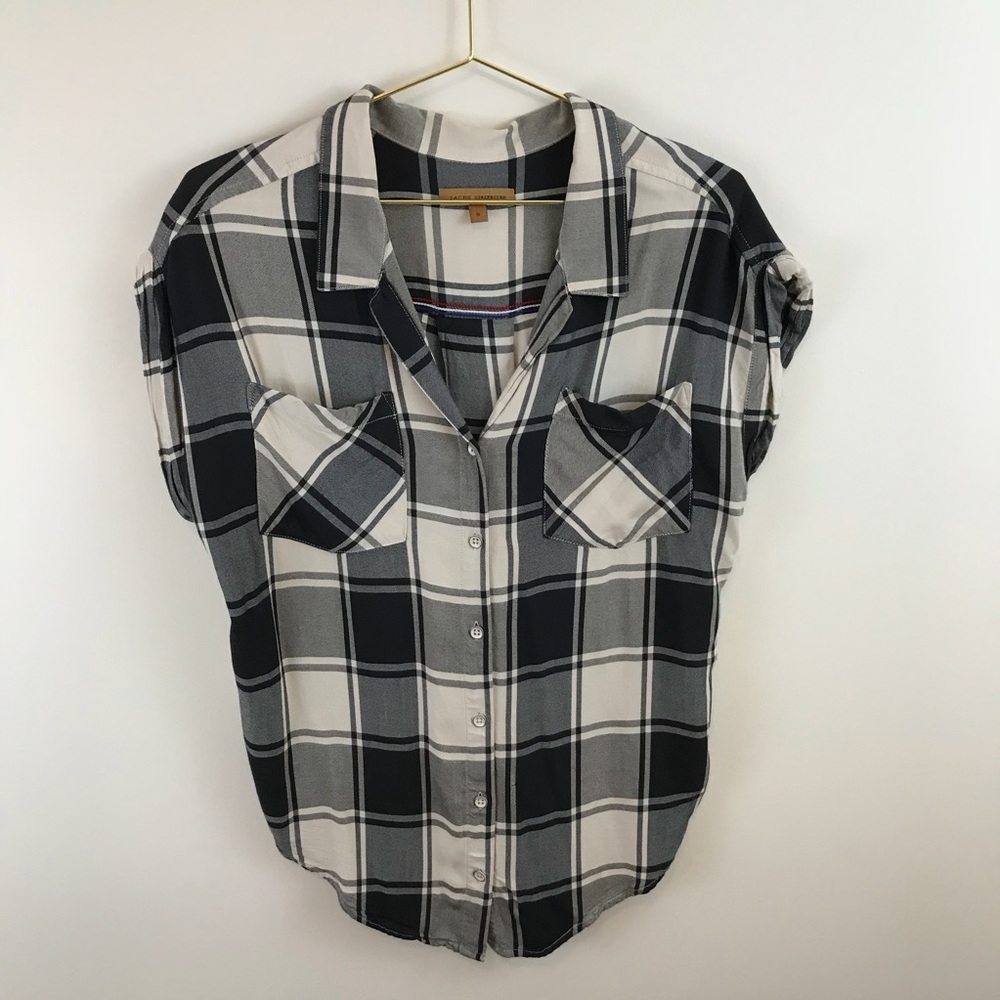 Jachs Girlfriend | Quinn Plaid Short sleeve Tee